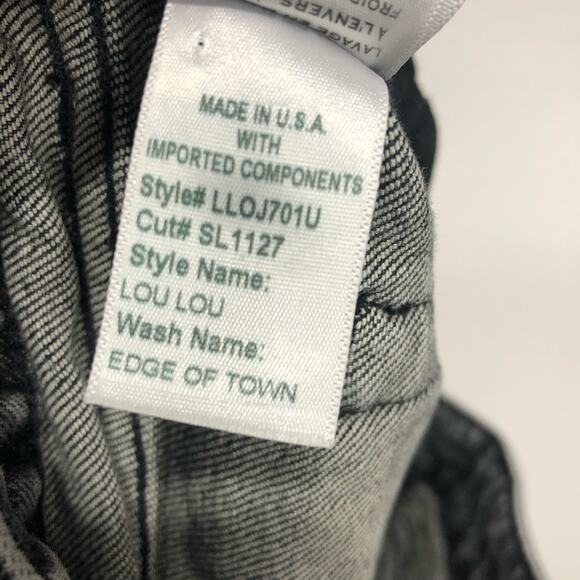 SLVRLAKE Women's Loulou Cropped Distressed Mid-rise Slim-leg Jeans Gray Size 29 - Picture 11 of 14